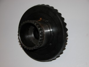 Repariertes Tellerrad des BMW Motorrad Antriebes