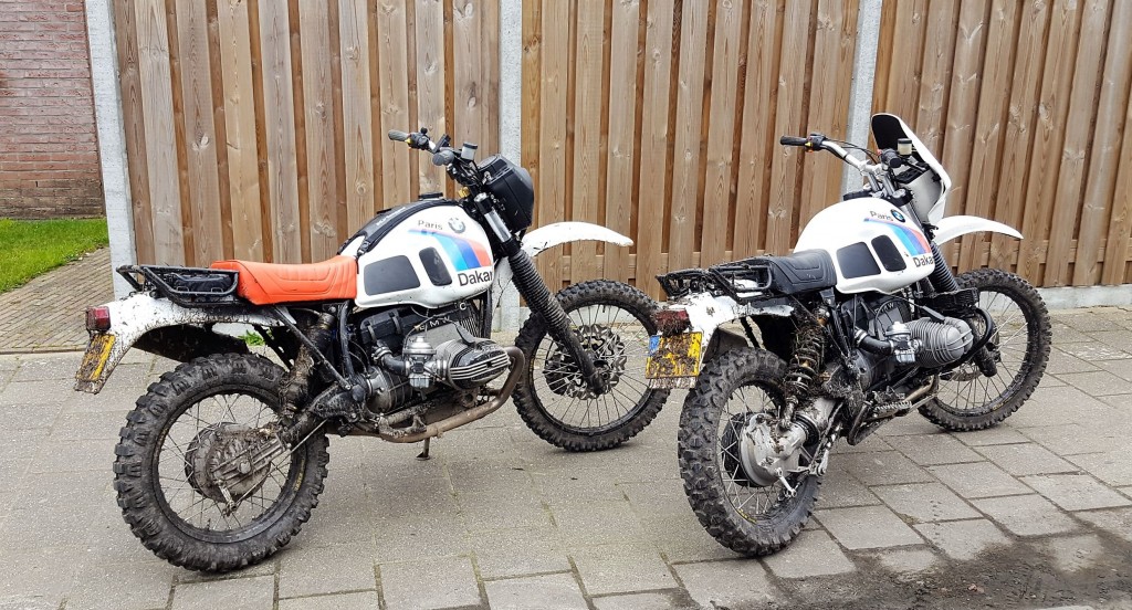 Hinterradkotflügel am BMW Motorrad Boxer im Einsatz
