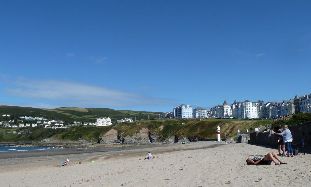 Schöner Sandstrand auf der Isle of Man