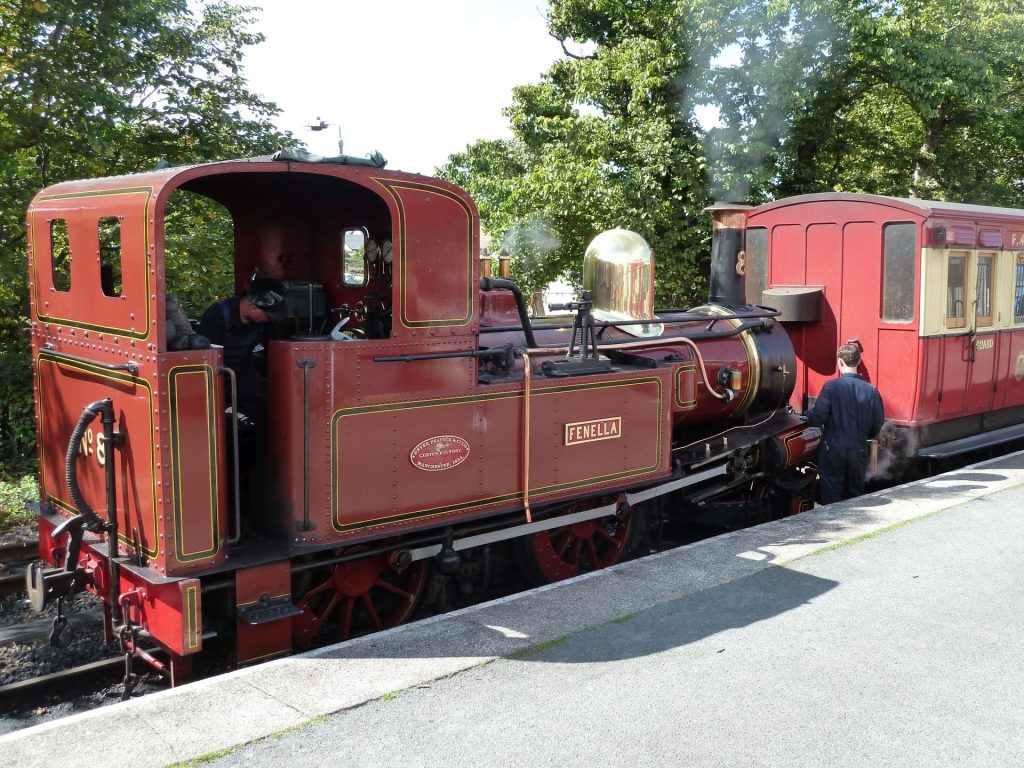 Schmalspurbahn auf der Isle of Man