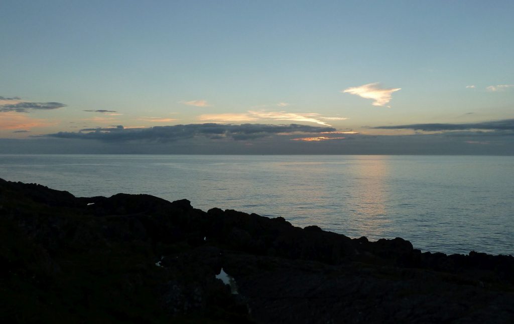 Schone Abendstimmung in Peel England