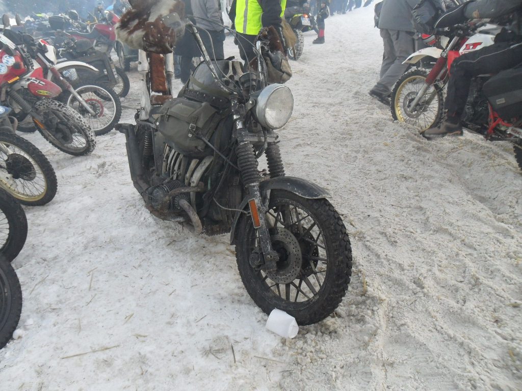 BMW R Motorrad beim Elefantentreffen