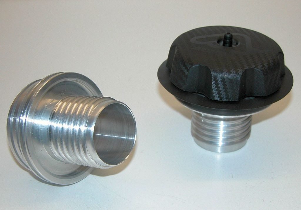 Aluflansch mit Acerbis Tankdeckel von SWT-SPORTS