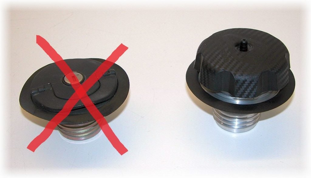 Ersatztankverschluss, Fuelcap für den BMW Motorradtankdeckel versenkt 51252307125 und 51252316119