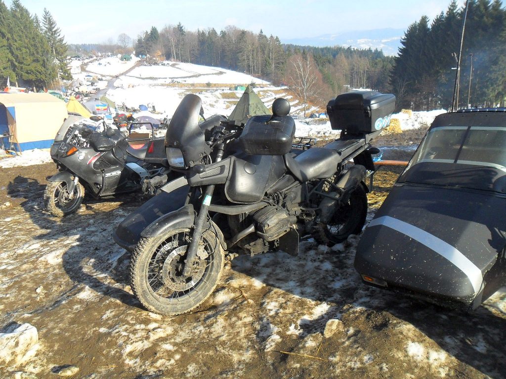 BMW Motorrad Gespann auf dem E-Treffen