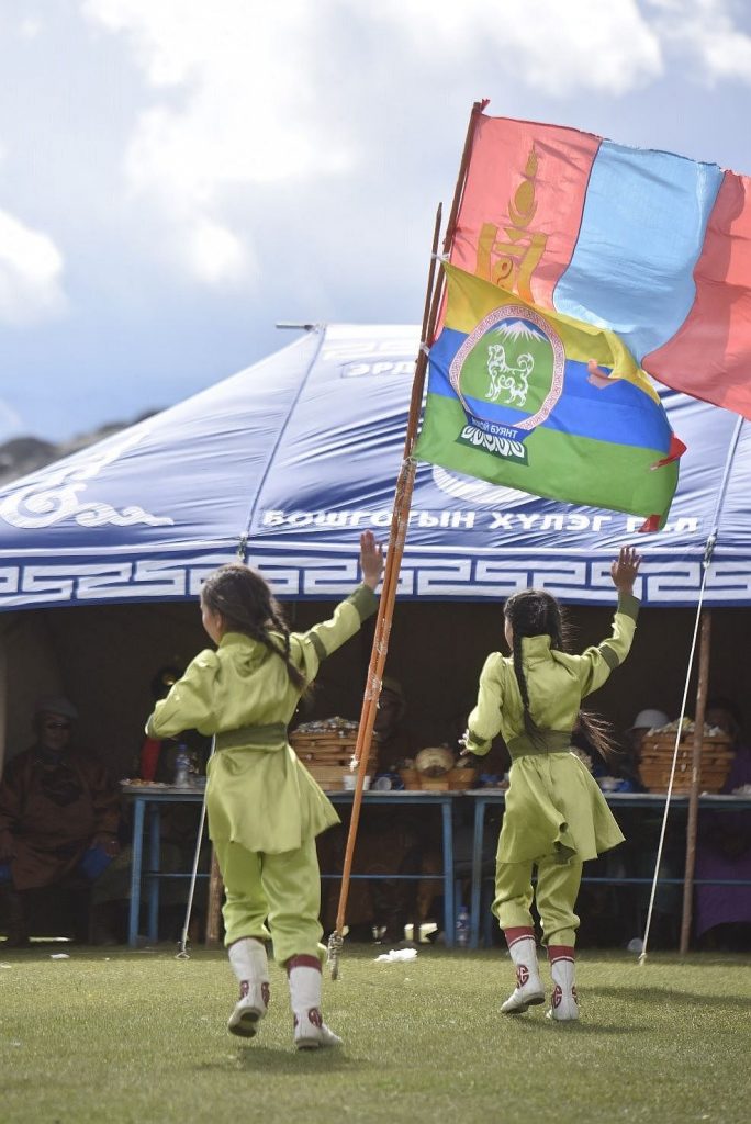 Ein Festtag in der Mongolei auf unserer Reise durch Asien.