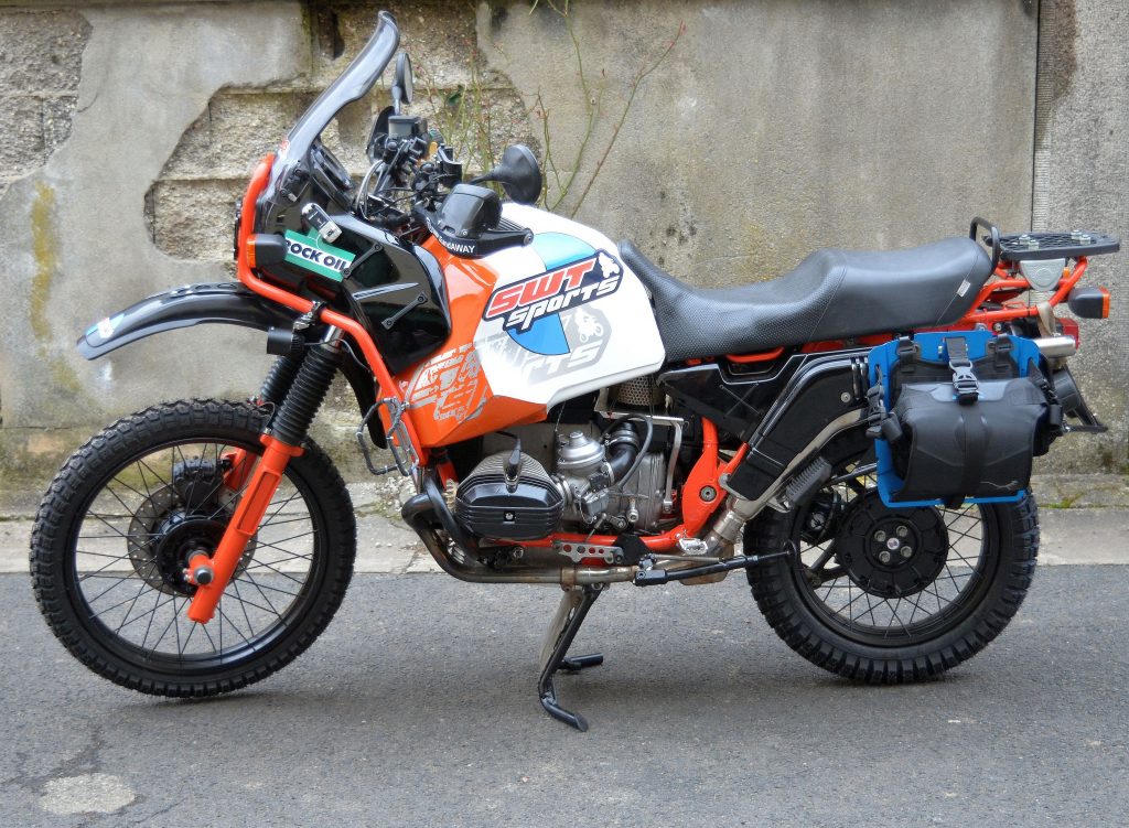 Die SWT-SPORTS BMW R 100 GS Nr. 92 war gerade erst zusammen gebaut. Danach folgte die erste Probefahrt.